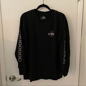 Sketchy Tank Down With My Demons L/S Black